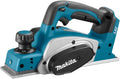Makita Rabots, 82 mm, 18 V, Bleu/Noir, DKP180ZJ Rabot sans fil en coffret Makpac sans batterie ni chargeur