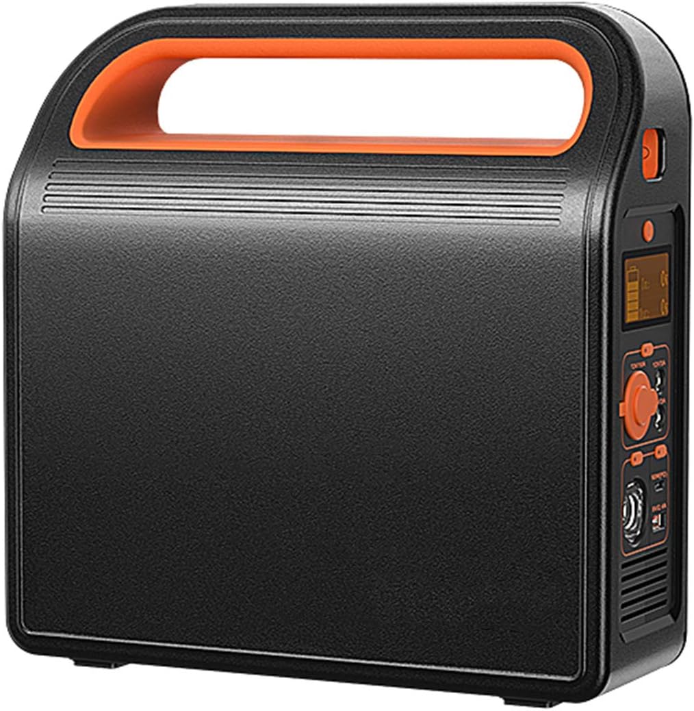 ZXCVBNAS groupe électrogène, 300 W, Noir/Gris, Centrale Électrique Portable Générateurs Solaires 86400mAh