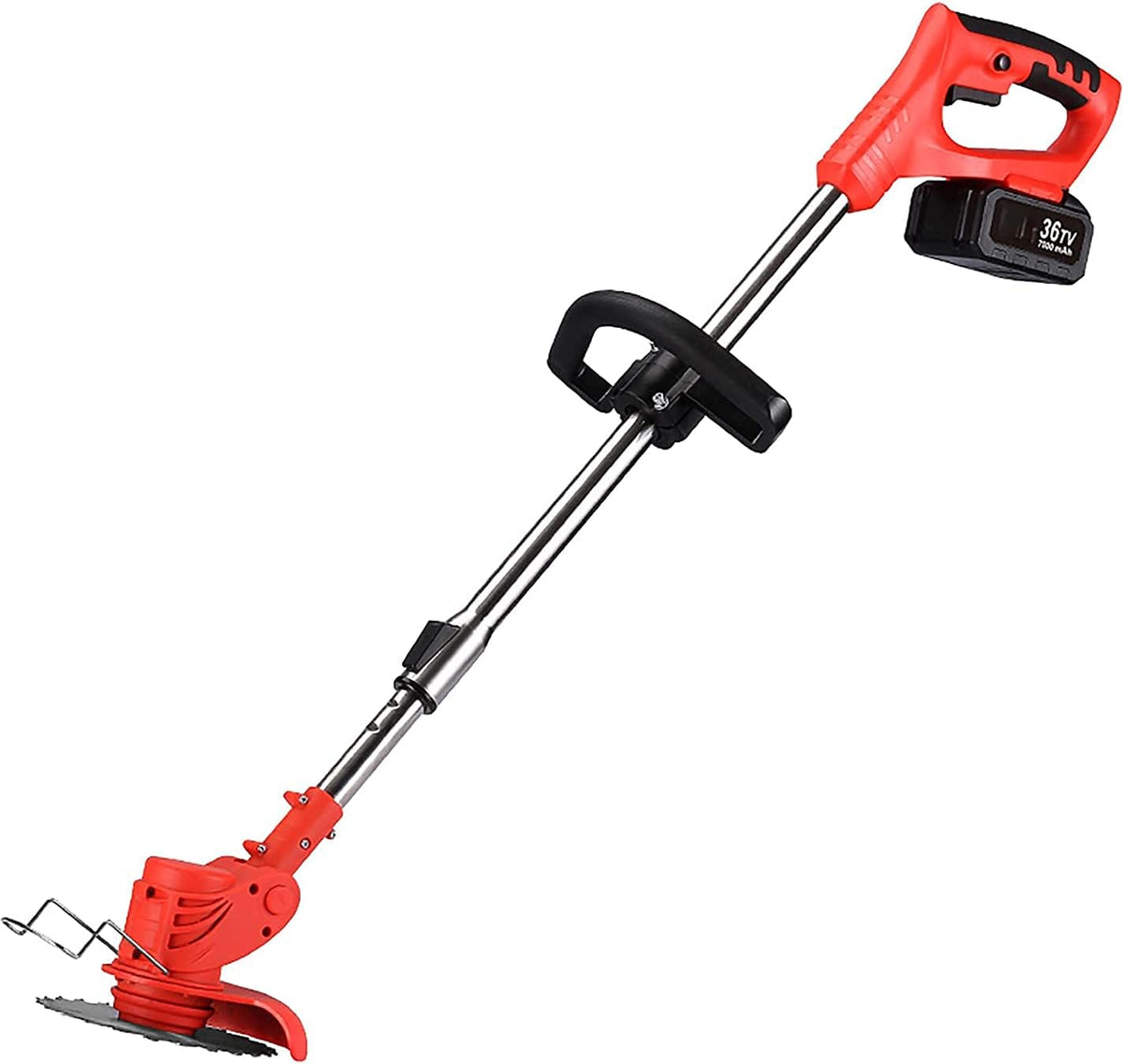 LSDRALOBPOI tondeuse à gazon, 36 V, Rouge/Gris
