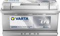 Varta Batteries de voiture, 12 V, 95AH, Gris/Blanc, Batterie Professional Dual Purpose EFB LED 95 850 AMPS