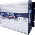 Générique onduleur, 12 V, 24 V, 220 V, 230 V, 240 V, coque de refroidissement en alliage d'aluminium et de magnésium., Blanc/Bleu, 6000 W- to110 V