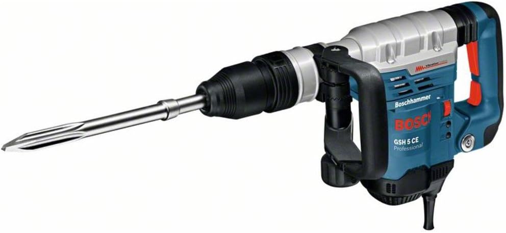 Bosch Professional Bosch Professional, 150 W, 400 mm, Gris/Noir, marteau-piqueur GSH 5 CE (SDS max, puissance de 1