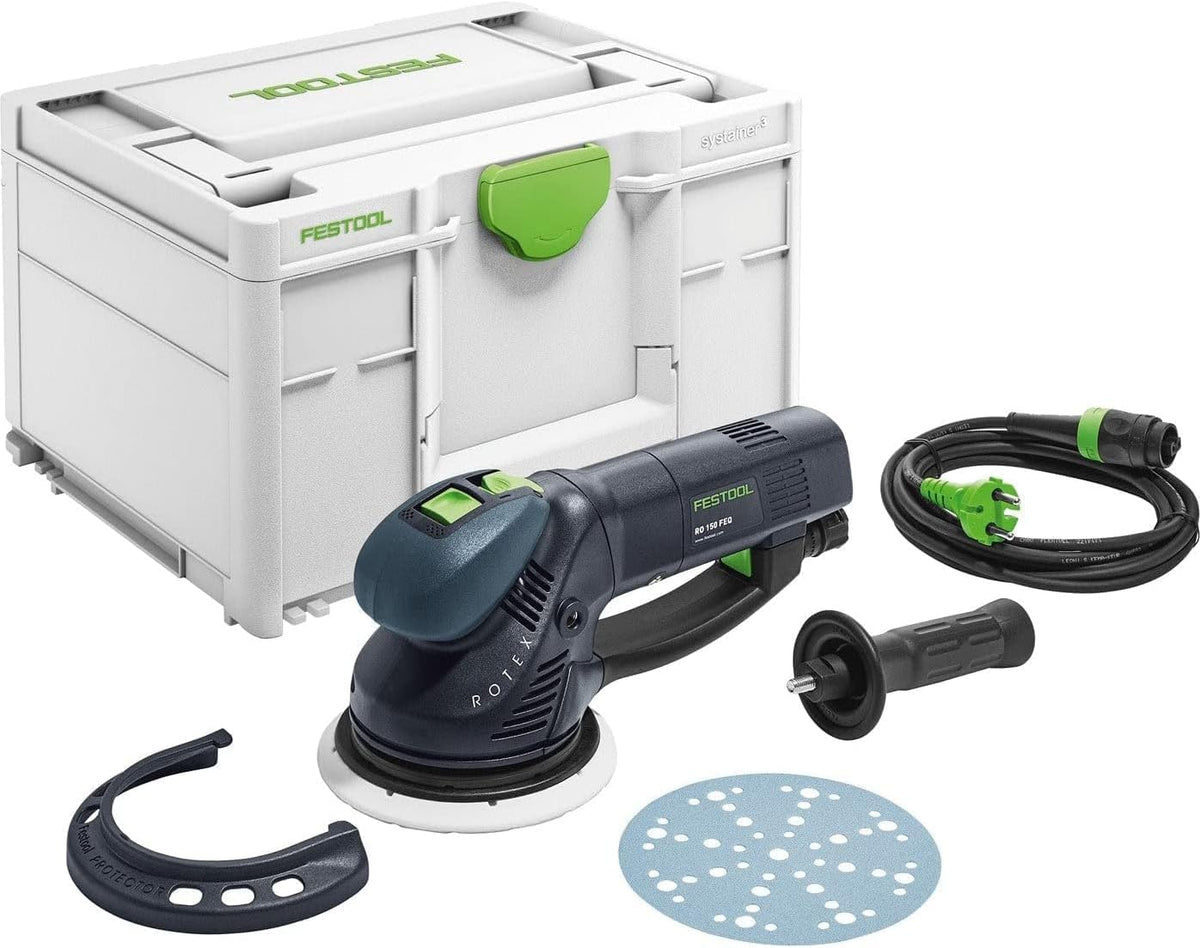 Festool Ponceuses excentrique, Gris/Blanc, Ponceuse ROTEX RO 150 FEQ-Plus