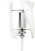 HUIZHITENGDA Turbines éoliennes, 50 dB, 2000 W, 8000 W, fibre de nylon, aluminium, cuivre, acier inoxydable., Blanc/Gris