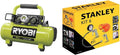 RYOBI Compresseurs d'air, 0,6 CV., 18 V, 3,8 L, Jaune/Noir, - Compresseur à cuve - / 0