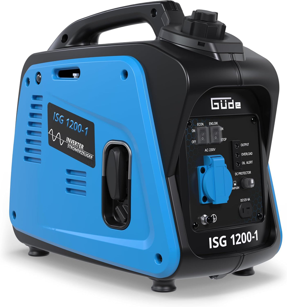Güde groupe électrogène, Bleu/Noir, à essence Inverter ISG 1200