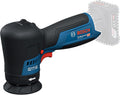 Bosch Professional polisseuse, 12 V, 77 mm, Noir/Bleu, sans fil GPO -77 (avec crochet et boucle, tampon de coupe en mousse de polissage )