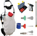 Phoenix pulvérisateur, 30 L, 8 m, Gris/Blanc, - L' Authentique Électrique Pro Sprayer III Option Rinçage, Tuyau - 2 Batteries MODELE Original