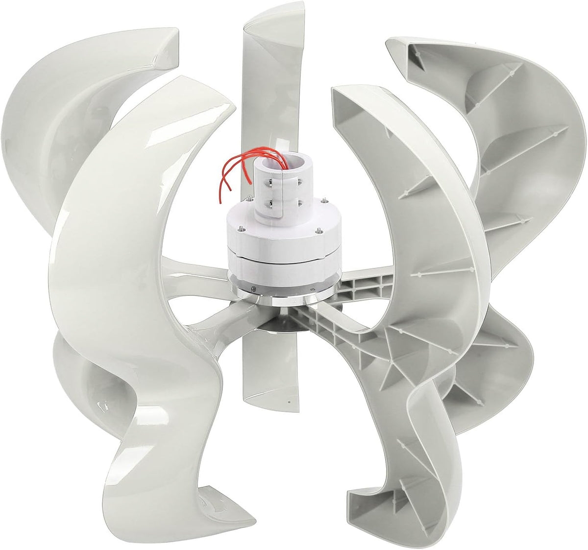 Tbest groupe électrogène, 48 V, 24 V, Gris/Blanc, Kit éolien Dthl600 W avec Montage sur Cerceau