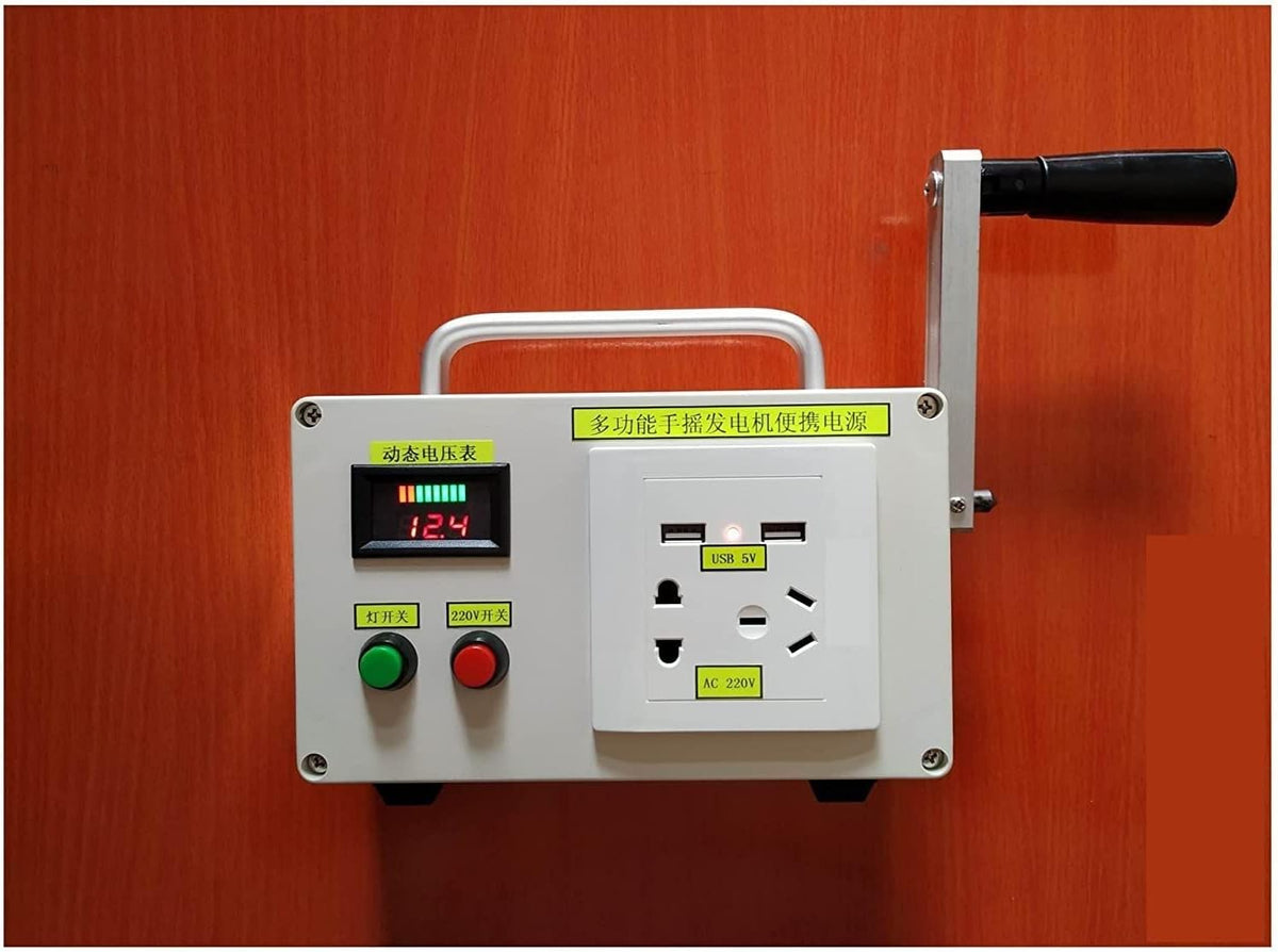 MekUk groupe électrogène, 150 W, Rouge/Gris, Size : )