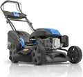 HYUNDAI tondeuse à gazon, 43 cm, Noir, Thermique Autotractée e, Démarrage Électrique, Moteur 139 cm3 3, Coupe 4-en-1 Mulching