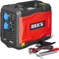 BRICK groupe électrogène, 2900 W, Rouge/Noir, inverter silencieux max - 2 prises