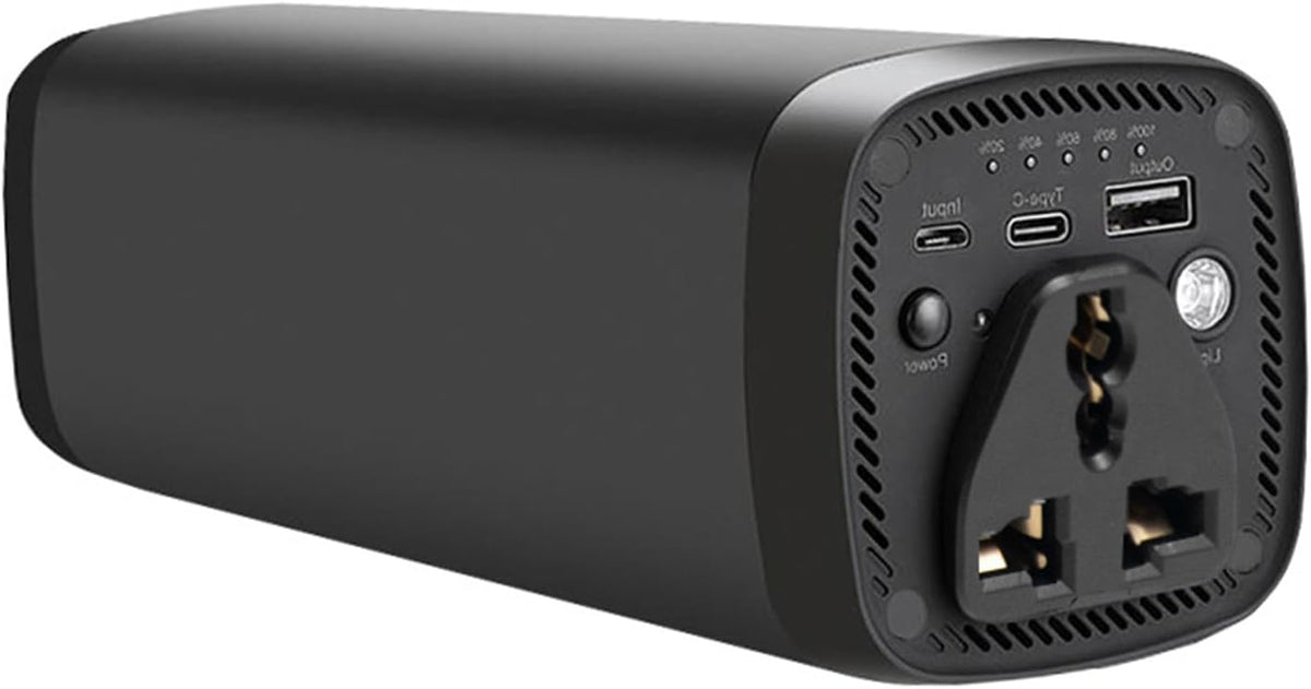 RIDAEX Batteries externes, 100 W, Noir/Gris, Batterie Externe de Grande capacité 31200 Mah, Stockage d'énergie Haute Puissance