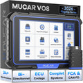 mucar Outils diagnostics pour système de moteur OBD-II, Bleu/Noir, VO8 Outil de Balayage Bidirectionnel, Diagnostic OE à l'échelle du Système
