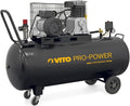 VITO Compresseurs d'air, 200 L, 3000 W, 230 V, 10 Bar, 400 L, Noir/Gris
