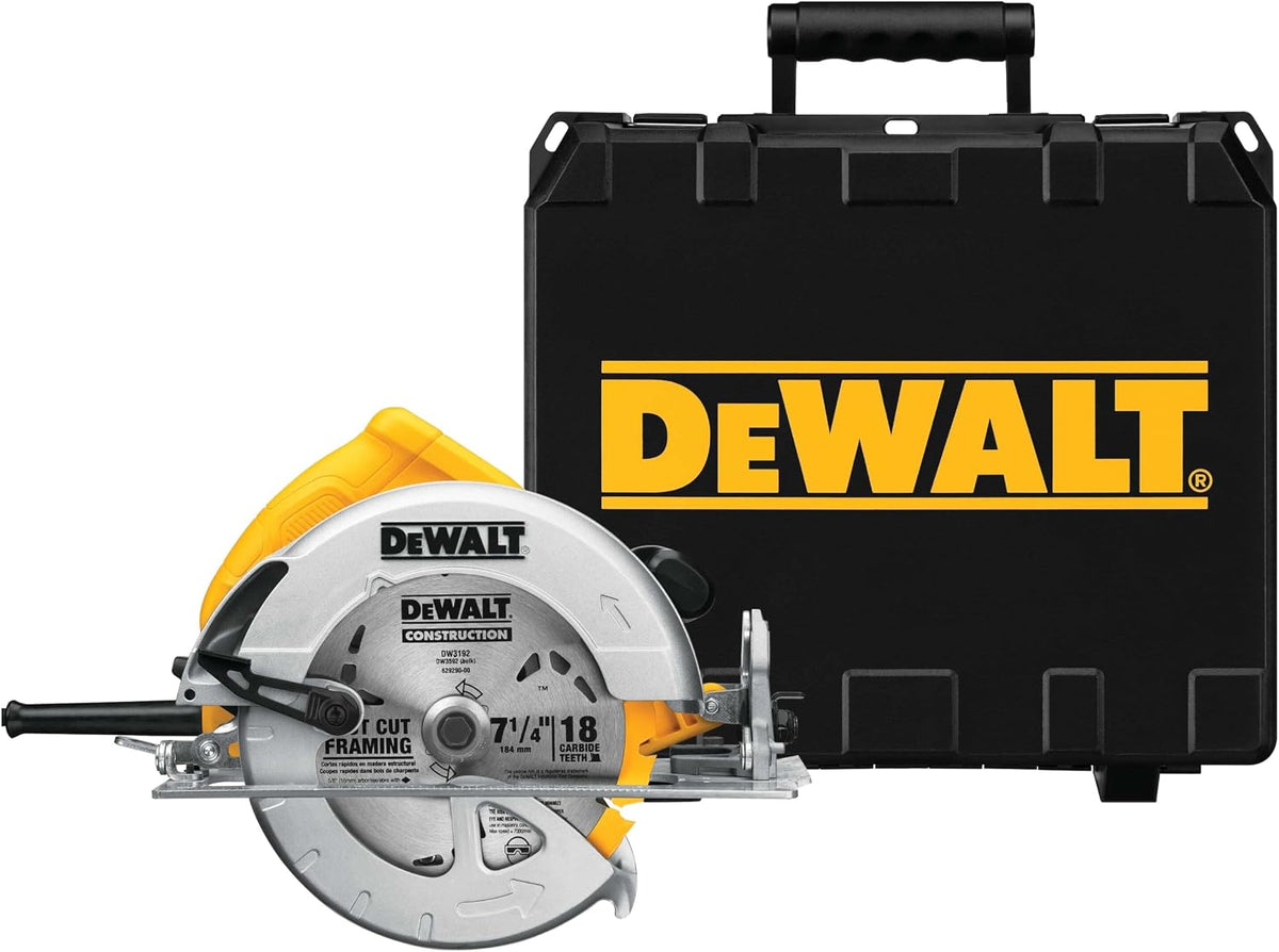 DEWALT Scies circulaires, 1000 W, Noir/Gris, DWE575K-QS
