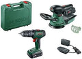 Bosch Perceuses à percussion, 18 V, Vert/Gris, Perceuse à percussion UniversalImpact & ponceuse AdvancedOrbit
