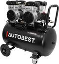 Autobest Compresseurs d'air, 67 dB, 100 L, Noir/Gris, Compresseur 4 cylindres silencieux