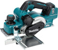 Makita Rabots, 18 V, 82 mm, Bleu/Noir, Rabot LXT largeur (Produit seul) - DKP181Z