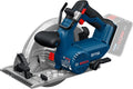 Bosch Professional scie circulaire, 18 V, Bleu/Gris, Bosch PRO System sans-fil GKS -68-2 (avec guide d'onglet