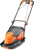 Lawnmaster tondeuse à gazon, 1800 W, 36 cm, Gris/Blanc, électrique Hover - Bac de collecte d'herbe, hauteurs de coupe réglables