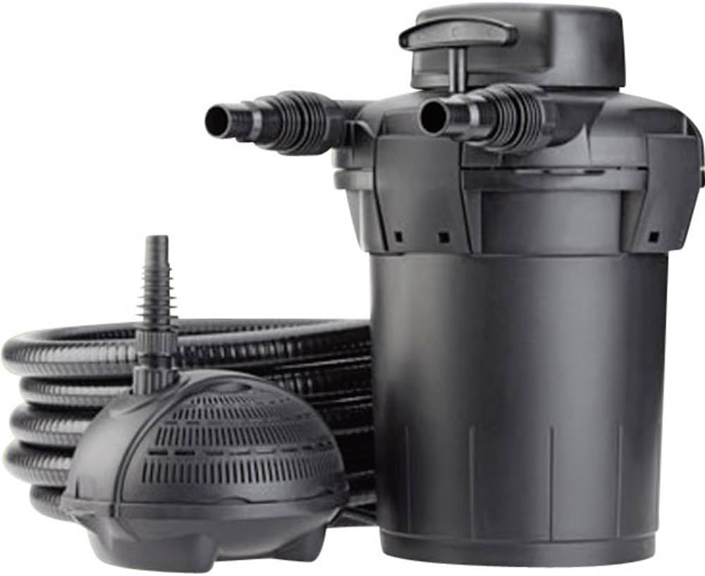 Pontec Filtres, Noir/Gris, 50753 PondoPress 5000 Pompe de Filtration
