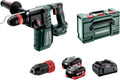 metabo Marteaux perforateurs, 18 V, Noir/Vert, KH 18 LTX BL 28 Q, Perforateur Burineur Sans Fil, SDS-Plus