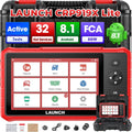 LAUNCH Outils diagnostics pour système de moteur OBD-II, Rouge/Noir, X431 CRP919X Lite Valise Diagnostic Auto