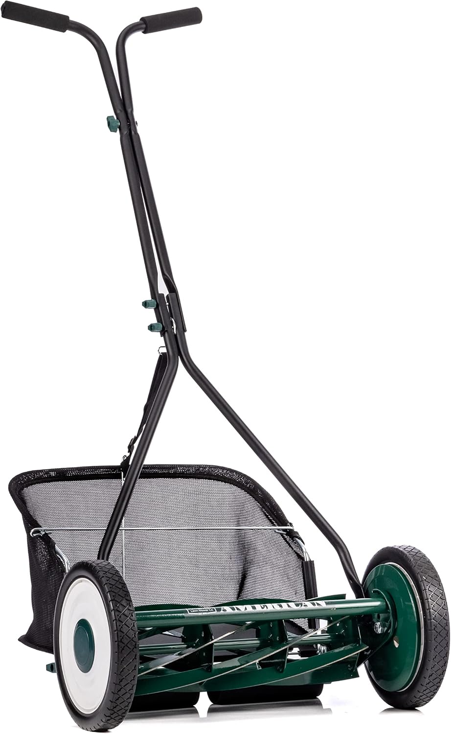 American Lawn Mower Company Lames, Vert, 1725-16GC 16-inch 7-Blade Reel Mower with Grass Catcher, Specialty Grass Mower