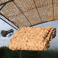 Générique Camouflage, 1M, 20M, 8x20 M, Orange/Marron, - Filet De Sable, Voile D'ombrage pour Pergola, Toile Ombrage Exterieur