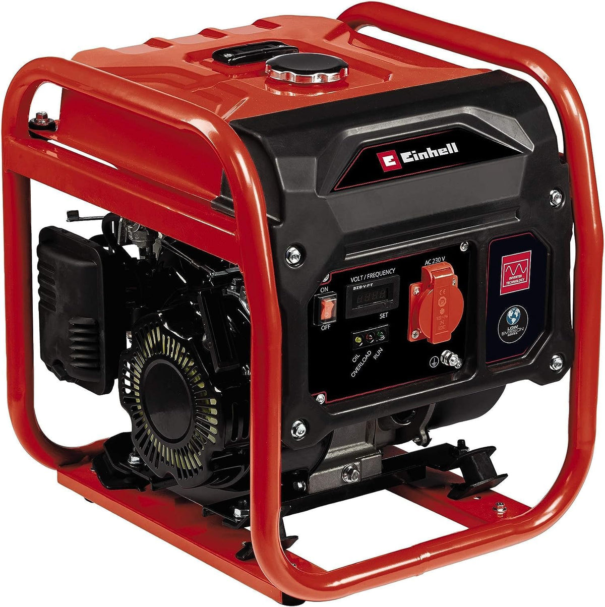 Einhell groupe électrogène, 1000 W, 1,4 KW, 79 Cm, 6,5 L, 1x230, Rouge/Noir, Générateur (essence) TC-IG 1100 (