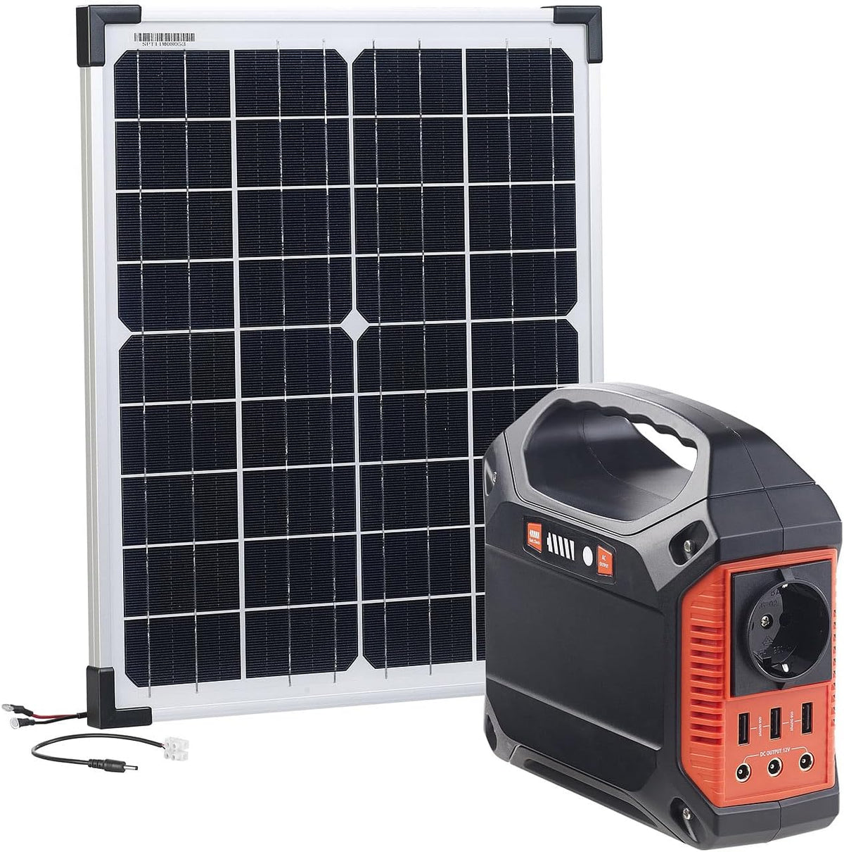 revolt panneau solaire, 42 Ah, 20 W, Bleu/Noir, Batterie nomade avec [ ]