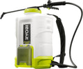 RYOBI pulvérisateur, 18 V, 1 l, 1,8 l, 15 L, Blanc/Gris, à Dos - jusqu'à 6, 2 Bars - débit /Min à /Min - réservoir - Vendu sans Batterie ni Chargeur