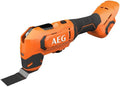 AEG Couteaux et outils, Orange/Blanc, - Outil Multifonction Multitool - Sans Fil - Découpe de Matière, Polissage
