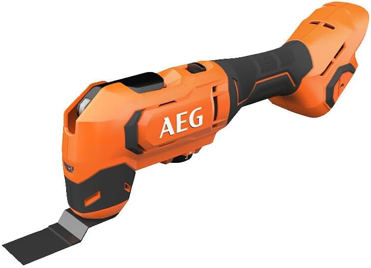 AEG Couteaux et outils, Orange/Blanc, - Outil Multifonction Multitool - Sans Fil - Découpe de Matière, Polissage