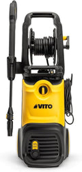 VITO nettoyeur haute pression, 180 bar, 2100 W, 7,8 L, 5 m, Noir/Jaune