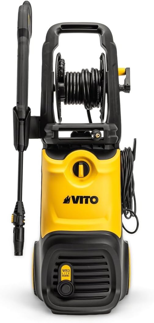 VITO nettoyeur haute pression, 180 bar, 2100 W, 7,8 L, 5 m, Noir/Jaune