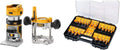 DeWalt Fraises à rainurer, 18 V, 55 mm, 8 mm, Blanc/Gris