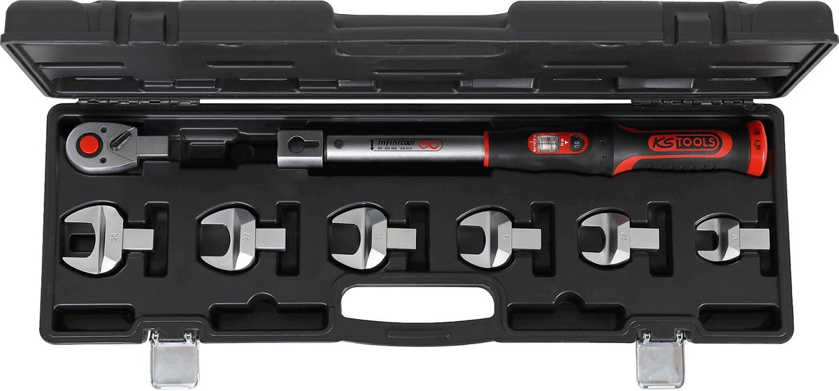 KS TOOLS Clés dynamométriques, Noir/Gris, Clé dynamométrique 516.9110
