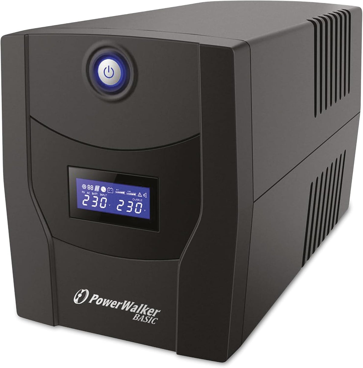 PowerWalker onduleur, 1320 W, Noir/Marron, VI 2200 STL Interactivité de Ligne 2200 VA 4 Sortie(s) CA