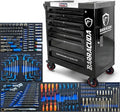 Barracuda Tools Caisses à outils, Noir, Servante d'atelier Dynamic+ 7 tiroirs dont 5 outillés - Black Edition