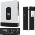 XoTiq onduleur, 3000 W, Noir/Blanc, Solaire Hybride, Hybride Solaire, 90-280 VAC avec contrôleur Solaire intégré Hors réseau 60 A