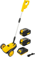 Nemura tondeuse à gazon, 40 V, 22 cm, 2 Ah, Blanc/Jaune