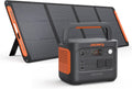 Jackery groupe électrogène, 200 W, 1070 Wh, 1500 W, 100 W, Gris/Noir, Explorer 1000 v2 Générateur Électrique Portable avec Panneau Solaire