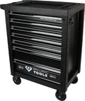 armoire BRILLIANT TOOLS, Noir/Gris, BT152900 Chariot d'atelier avec 7 tiroirs, vide [Powered by KS TOOLS]