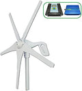 GOWE groupe électrogène, 400 W, 600 W, Gris/Blanc, Générateur horizontal éolienne
