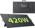 FOSSiBOT panneau solaire, 420 W, Noir/Gris, panneaux solaires pliables, module solaire photovoltaïque pour F2400 F3600