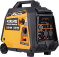 maXpeedingrods Groupes éléctrogènes, 3500 W, Noir/Orange, Groupe Electrogene Silencieux GPL et Essence Inverter