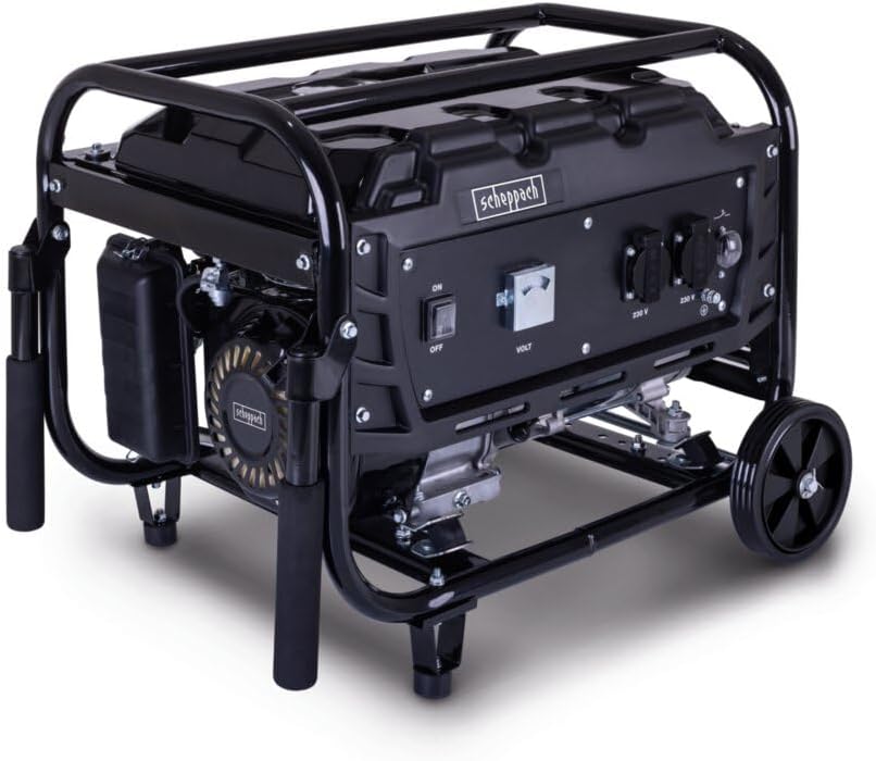 Scheppach groupe électrogène, 2900 W, 212 cm, Bleu/Noir, GE2900SE - 2600/ - moteur 4 temps ³