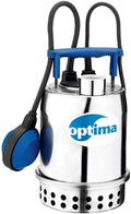 Ebara Pompes submersibles, 0,25 kW, 220 V, Gris/Blanc, Pompe eau claire OPTIMAMA jusqu'à 9 m3/h monophasé